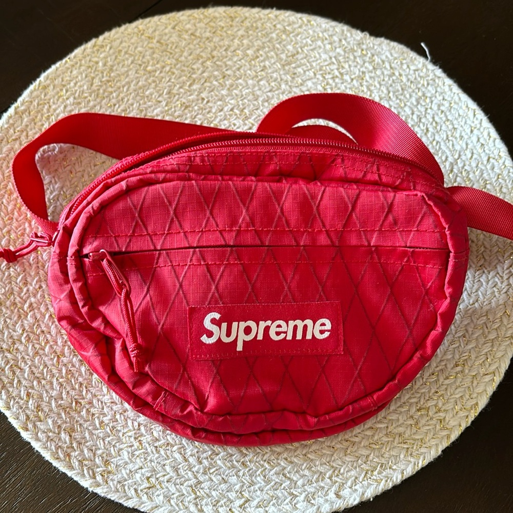 Red Supreme Fanny Pack